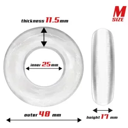 Beast Rings Lot de 3 cockrings souples Beast Rings Transparents